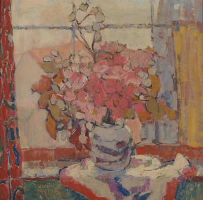 "Bouquet devant la fenêtre".