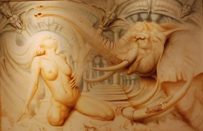 Éléphant barrissant by Daniel Monic - Auction record, sale price, and art valuation. Compare with similar artists and explore comparable artworks.