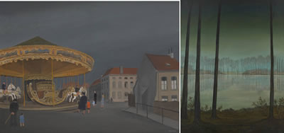 "Le carrousel" et "L'étang"