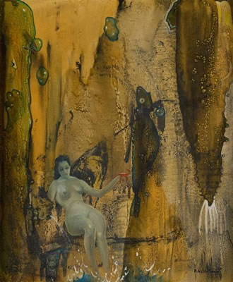 La source by Roger Hebbelinck - Auction record, sale price, and art valuation. Compare with similar artists and explore comparable artworks.