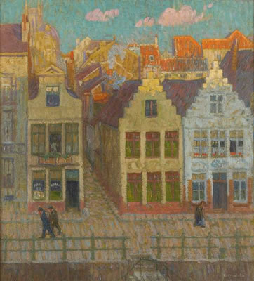 Vue animée de Gand