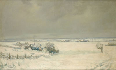 Paysage enneigé