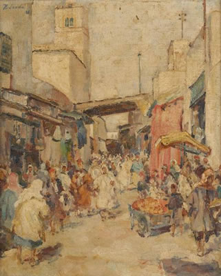 Entrée des souks à Tunis