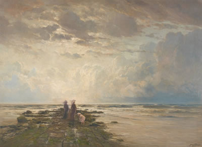Sample artwork by Joseph Charles Francois (1851 - 1940), known for landscape painting - View similar artists and auction records