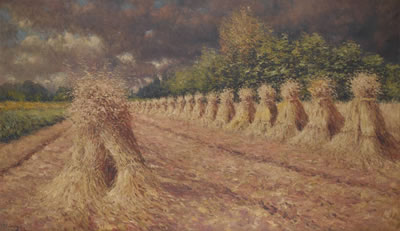 "The approach of the storm."