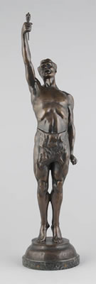 The Olympic torchbearer.