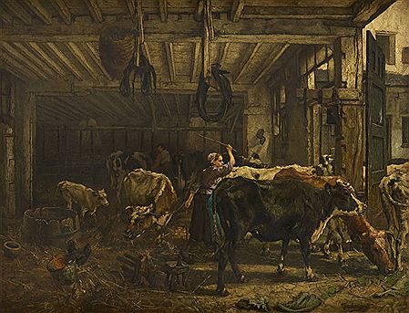 Sortie d'étable
