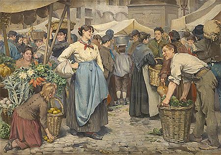 Le marché au Sablon by Joseph Middeleer - Auction record, sale price, and art valuation. Compare with similar artists and explore comparable artworks.