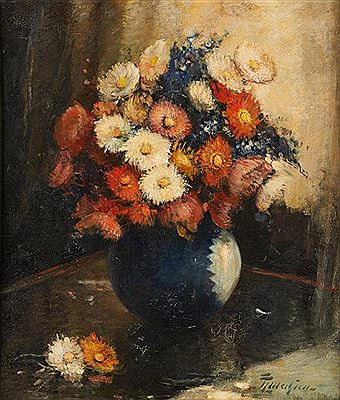 Pichet de Bruxelles fleuri