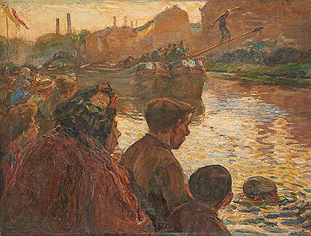 Festivités sur le canal