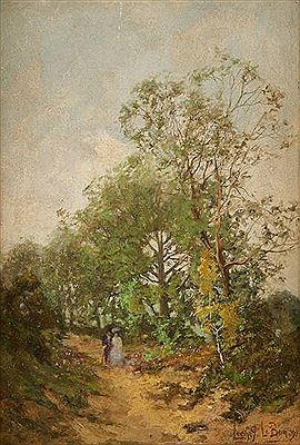 Promenade dans le chemin creux by Léon G Lebon - Auction record, sale price, and art valuation. Compare with similar artists and explore comparable artworks.