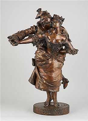 Sample artwork by Victor Bruyneel (Born 1859), known for sculpture - View similar artists and auction records