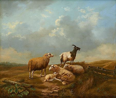 Sample artwork by Arthur de Waerhert (1881 - 1944), known for landscape, farm animals - View similar artists and auction records