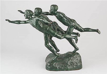 Trois coureurs à pied by Arthur Puyt - Auction record, sale price, and art valuation. Compare with similar artists and explore comparable artworks.