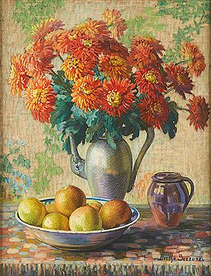 Pichet fleuri