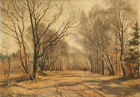 La promenade du chien dans