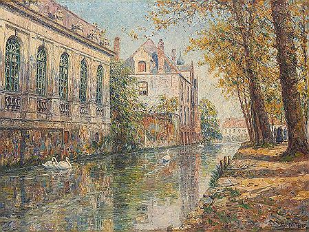 Les cygnes à Bruges