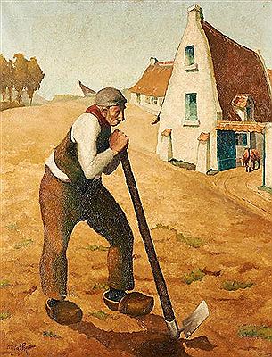"Le manouvrier" by Henri Mathy - Auction record, sale price, and art valuation. Compare with similar artists and explore comparable artworks.