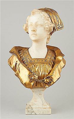 Buste de jeune fille