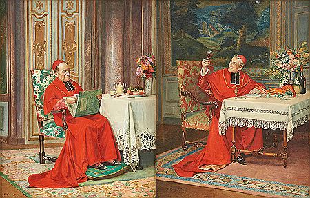 "L`amateur de gravures" and "Un gourmet"(2)