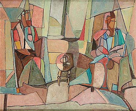 Conversation cubiste