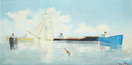 Voilier blanc by Paul George Klein - Auction record, sale price, and art valuation. Compare with similar artists and explore comparable artworks.