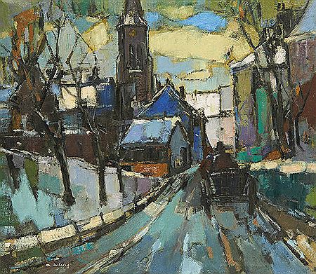 Sample artwork by Maurice Leclercq (Born 1919), known for figure, genre - View similar artists and auction records