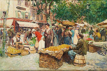 "Marché à Toulon"