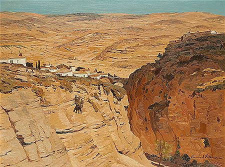 "Le précipice à Ronda Andalousie".