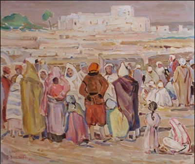 Un conteur à Rabat au Maroc