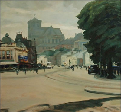 Sample artwork by Marcel Delince (1886 - 1957), known for landscape, portrait, and marine painting - View similar artists and auction records