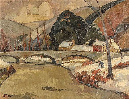 Le pont à Comblain by Edmond Delsa - Auction record, sale price, and art valuation. Compare with similar artists and explore comparable artworks.
