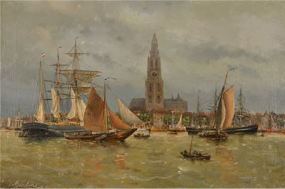 Sample artwork by Louis De Burbure (1837 - 1911), known for painting - View similar artists and auction records