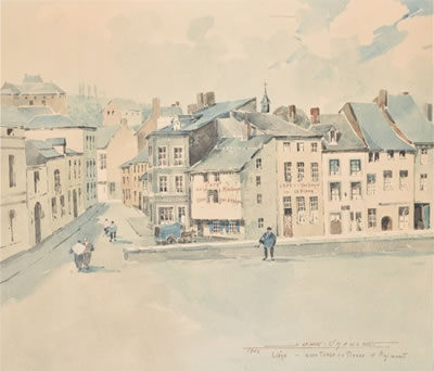 Liège, rues Table de Pierre et Agimont by Joseph Vreuls - Auction record, sale price, and art valuation. Compare with similar artists and explore comparable artworks.