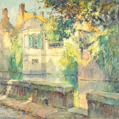 Le vieux pavillon à Bruges