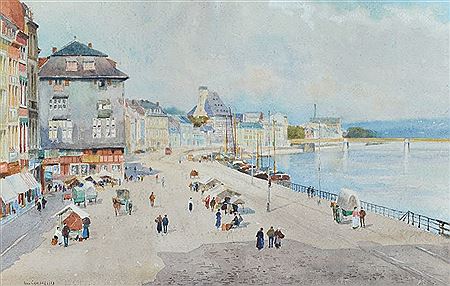 Le quai de la Batte à Liège