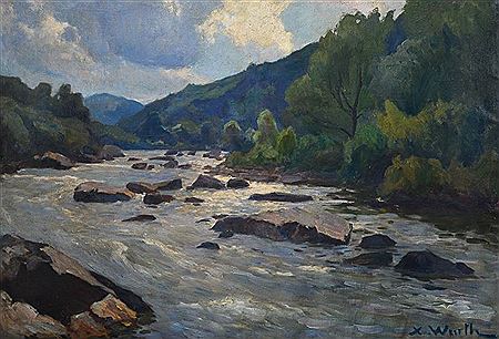Paysage à la rivière