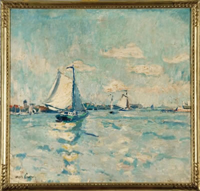 Bateaux dans l'estuaire