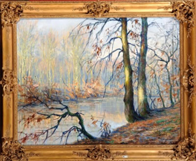Etang en automne