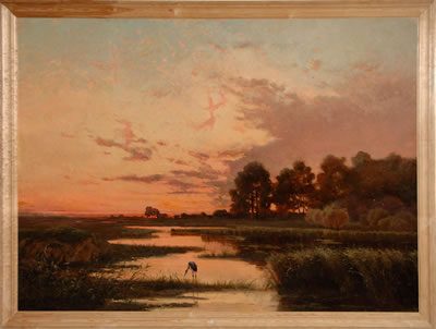 Sample artwork by Emile Van Doren (1865 - 1949), known for landscape painting - View similar artists and auction records