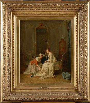 La toilette by Antoine-Émile Plassan - Auction record, sale price, and art valuation. Compare with similar artists and explore comparable artworks.