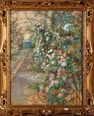Jardin en fleurs