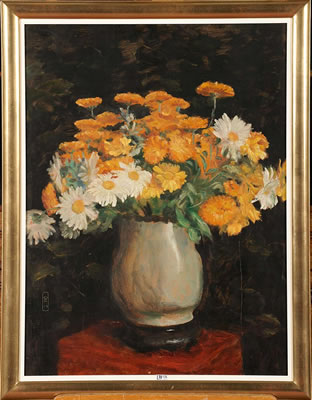 "Vase de fleurs".