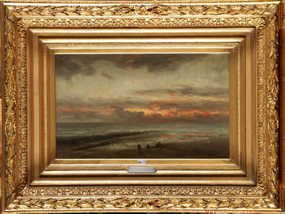 Bord de mer au coucher du soleil