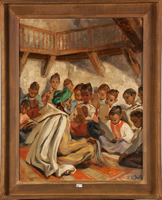 La leçon du Coran à Fez