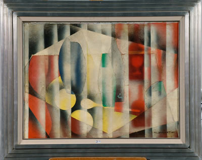 Nature morte aux bouteilles et aux fruits