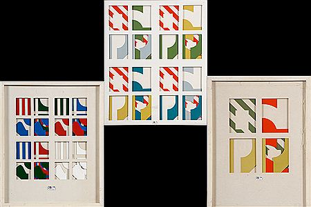 "Somme 16 R.V.6. 6.C. 2ème prog.", "Somme 4 V.R.J. 2ème prog." and "Somme 16 R.V.B." (3) by Jean Pierre Maury - Auction record, sale price, and art valuation. Compare with similar artists and explore comparable artworks.
