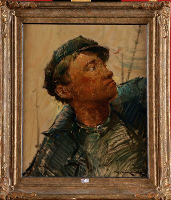 Portrait d'un jeune pêcheur