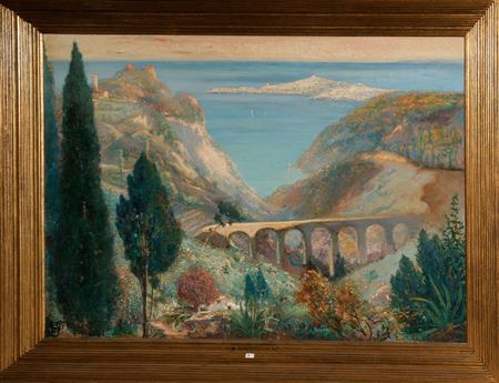 Vue du viaduc d'Eze