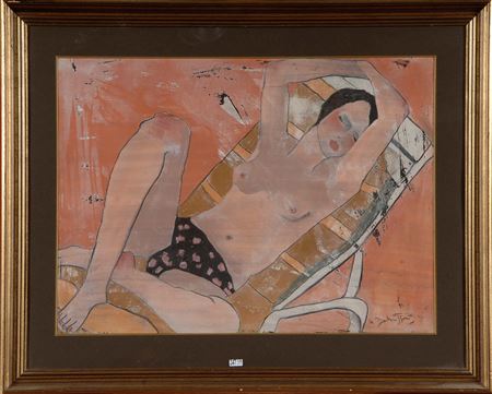Sample artwork by Nicole Dubuisson (Born 1935), known for painting - View similar artists and auction records